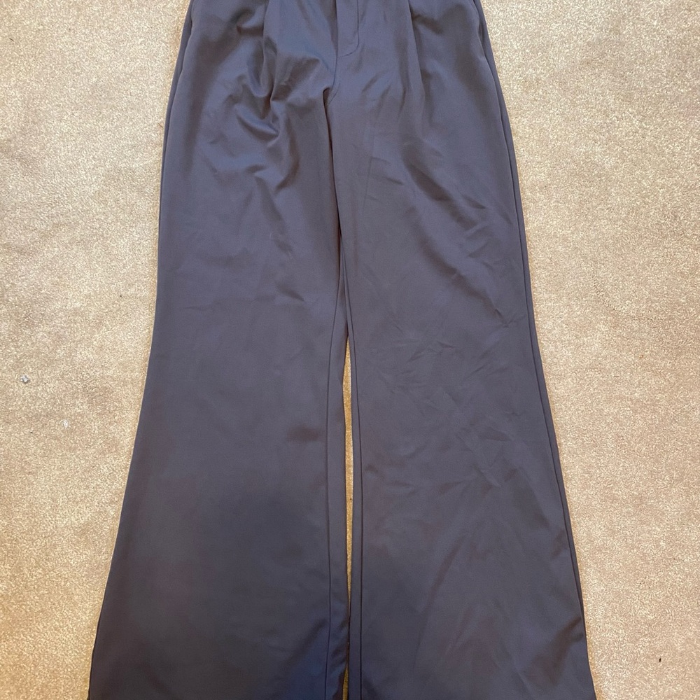 Halara Wide Leg Dark Gray Pants